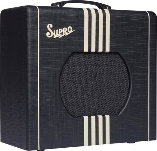 Supro Delta King 10 Black and Cream Supro Delta King 10 Black and Cream