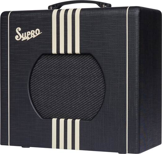 Supro Delta King 10 Black and Cream Supro Delta King 10 Black and Cream