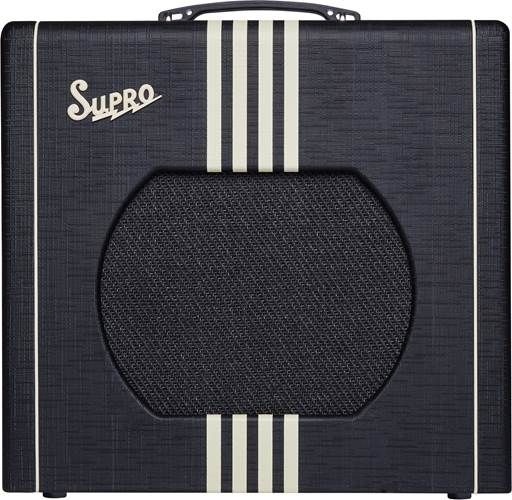 Supro Delta King 12 Black and Cream Combo Valve Amp