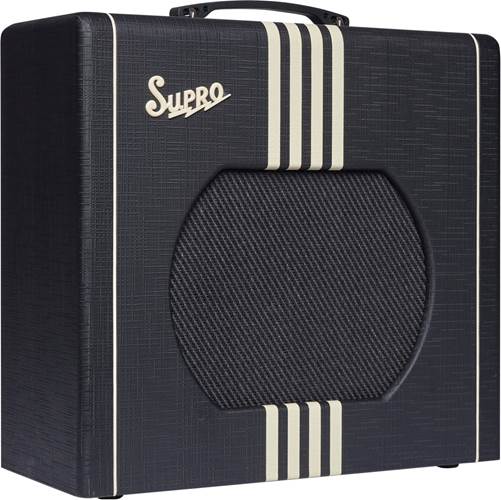 Supro Delta King 12 Black and Cream Supro Delta King 12 Black and Cream
