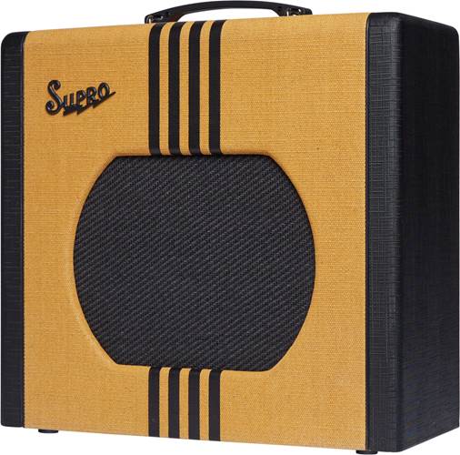 Supro Delta King 12 Tweed and Black Combo Valve Amp Supro Delta King 12 Tweed and Black Combo Valve Amp