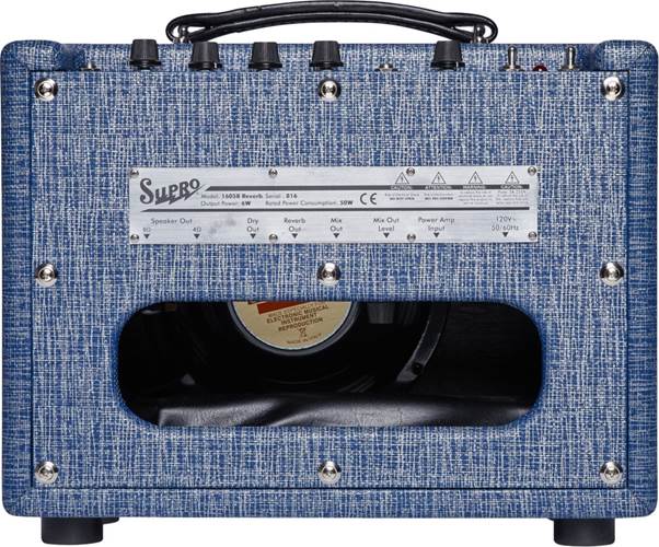Supro 64 Reverb 5W Combo Blue Rhino 1605RJ (Nearly New) #2680 Supro 64 Reverb 5W Combo Blue Rhino 1605RJ (Nearly New) #2680