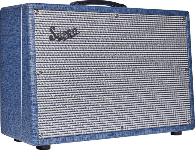 Supro Keeley Custom 12 Blue Rhino 25W Combo Valve Amp Supro Keeley Custom 12 Blue Rhino 25W Combo Valve Amp