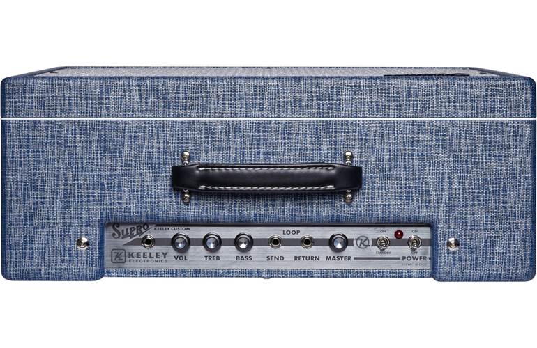 Supro Keeley Custom 12 Blue Rhino 25W Combo Valve Amp Supro Keeley Custom 12 Blue Rhino 25W Combo Valve Amp
