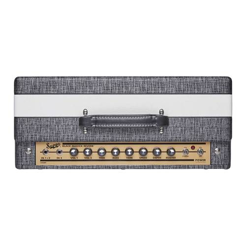 Supro Black Magick Reverb Combo Valve Amp Black Rhino 1696RT Supro Black Magick Reverb Combo Valve Amp Black Rhino 1696RT