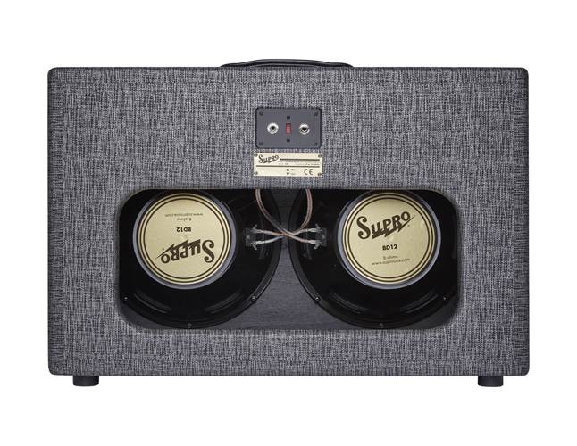Supro Black Magick 2x12 Guitar Cabinet Black Rhino Supro Black Magick 2x12 Guitar Cabinet Black Rhino
