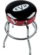 EVH 24 Inch Red Black and White Bar Stool