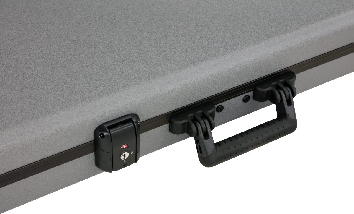 Fender Deluxe Moulded Stratocaster/Telecaster Case Silver/Blue