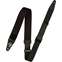 Fender Right Height Rayon Strap, Black Front View