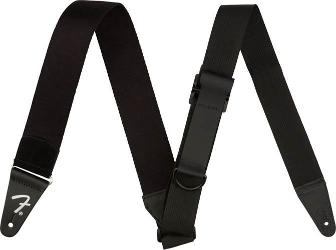 Fender Right Height Rayon Strap, Black Fender Right Height Rayon Strap, Black
