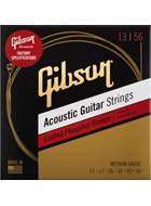 Gibson Coated Phosphor Bronze Acoustic Guitar Strings Medium 13-56
