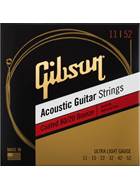 Gibson Coated 80/20 Bronze Acoustic Guitar Strings Ultra-Light 11-52