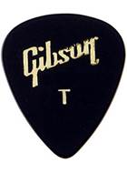 Gibson Standard Pick 72 Pack Black Thin Guitar Picks