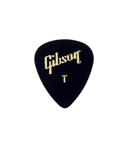 Gibson Standard Pick 72 Pack Black Thin Guitar Picks 