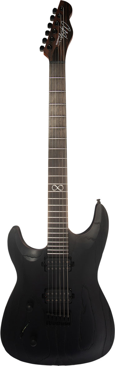 chapman guitars ml1 pro modern pitch black lh