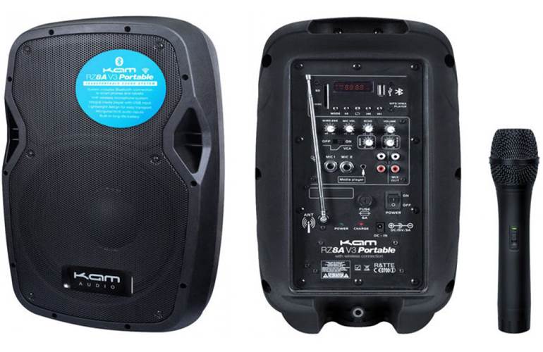 Kam RZ8AP Portable 8 Inch Speaker 450w (Single) Kam RZ8AP Portable 8 Inch Speaker 450w (Single)