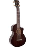 Mahalo Concert Ukulele Hano MH2CE Trans Black Finish