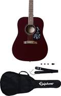 Epiphone Starling Acoustic Guitar Player Pack Wine Red