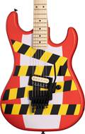 Kramer Baretta Warning Tape on White Red