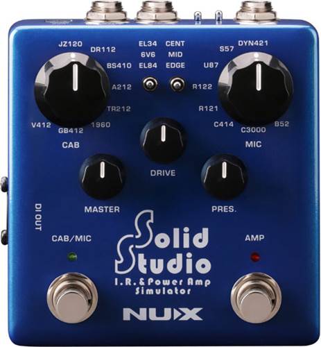 NUX Solid Studio Power Amp Simulator and IR Pedal