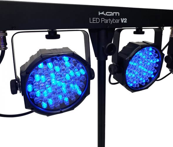 Kam LED PartyBar V2 inc lights, stand, carry bag & controller Kam LED PartyBar V2 inc lights, stand, carry bag & controller