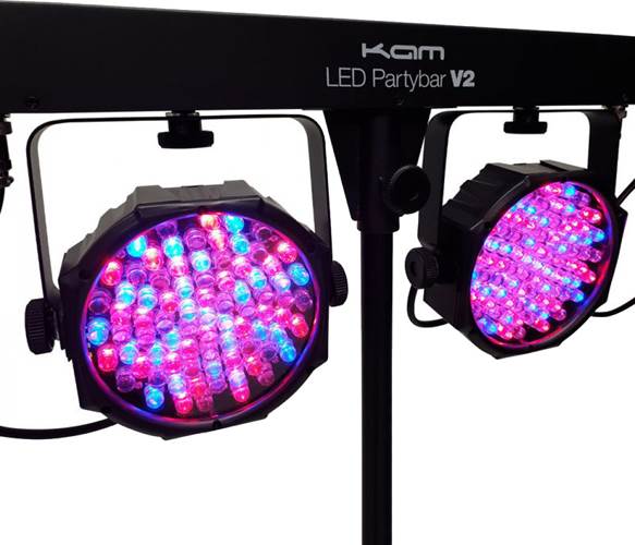Kam LED PartyBar V2 inc lights, stand, carry bag & controller Kam LED PartyBar V2 inc lights, stand, carry bag & controller