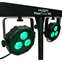 Kam Power Party Bar WFS Lights inc lights, stand, footswitch & bag Front View
