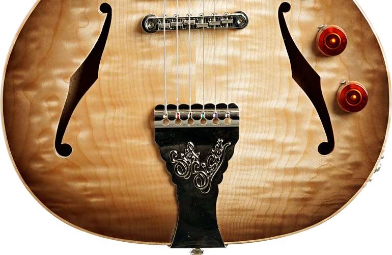 B&G Step Sister Cutaway Quilted Maple HH Wolf Burst #CR201000205 B&G Step Sister Cutaway Quilted Maple HH Wolf Burst #CR201000205