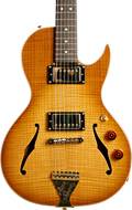 B&G Little Sister 5A Flame Cutaway HH Honey Burst