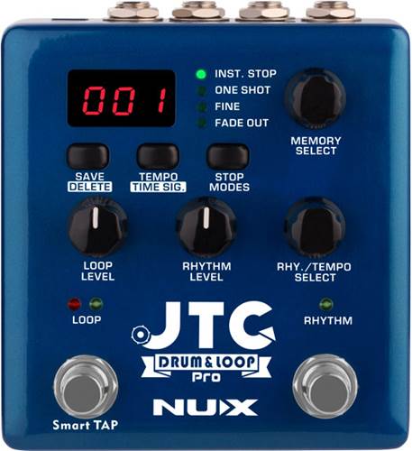 NUX JTC Drum and Loop PRO Dual Looper Pedal