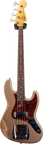 Fender Custom Shop 1961 Jazz Bass Heavy Relic Aged Shoreline Gold #CZ548720