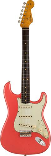 Fender Custom Shop Limited Edition 1961 Hardtail Stratocaster Journeyman Relic Faded Aged Fiesta Red