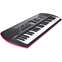 Casio SA-78 Mini Keyboard Black and Pink Front View