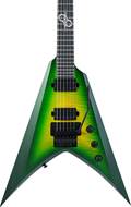 Solar Guitars V1.6FRLB Flame Lime Burst Matte