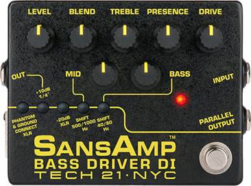 Tech 21 Sansamp Bass Driver DI V2