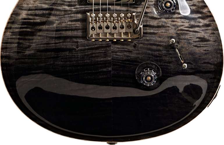 PRS Wood Library Custom 24 10 Top Charcoal Fade #0318418 PRS Wood Library Custom 24 10 Top Charcoal Fade #0318418