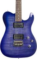 G&L Tribute ASAT Deluxe Carved Top Bright Blueburst Rosewood Fingerboard
