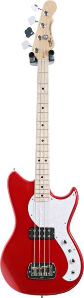 G&L Tribute Fallout Short Scale Bass Candy Apple Red Maple Fingerboard