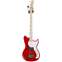 G&L Tribute Fallout Short Scale Bass Candy Apple Red Maple Fingerboard Front View