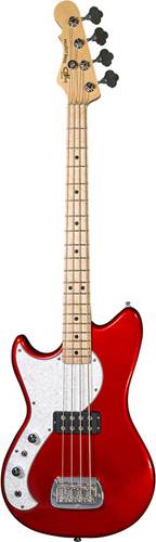 G&L Tribute Fallout Short Scale Bass Candy Apple Red Maple Fingerboard Left Handed