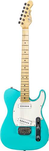 G&L USA Fullerton Deluxe ASAT Special Turquoise Maple Fingerboard