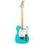 G&L USA Fullerton Deluxe ASAT Special Turquoise Maple Fingerboard Front View
