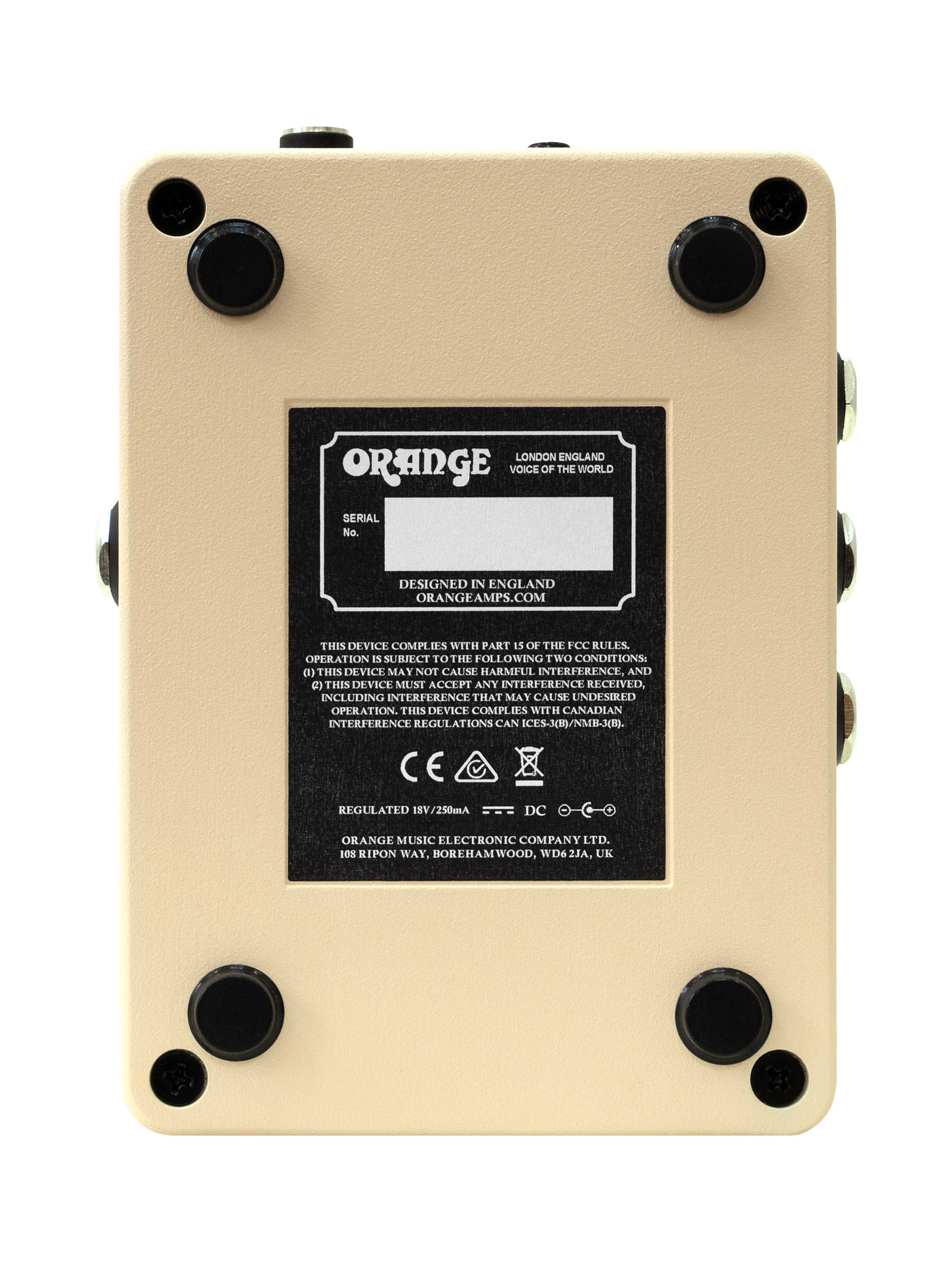 Orange Acoustic Pedal