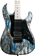 Tyler Studio Elite HD Black and Blue Shmear Matching Headstock Maple Fingerboard