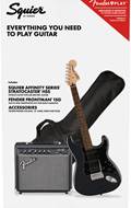 Squier Affinity HSS Stratocaster Pack Charcoal Frost Metallic