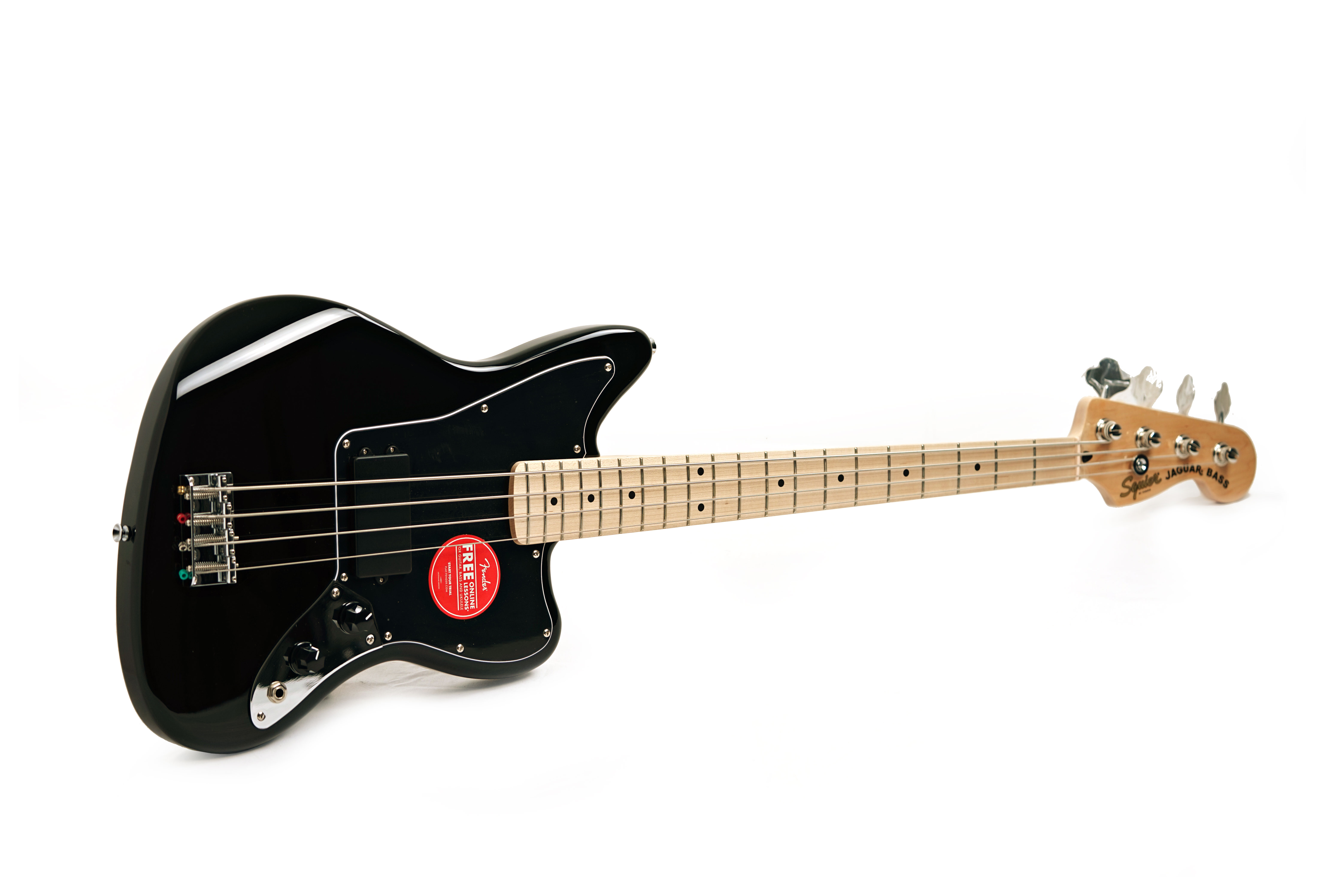 Squier Affinity Jaguar Bass H Black Maple Neck (Ex-Demo) #CYKA25004736