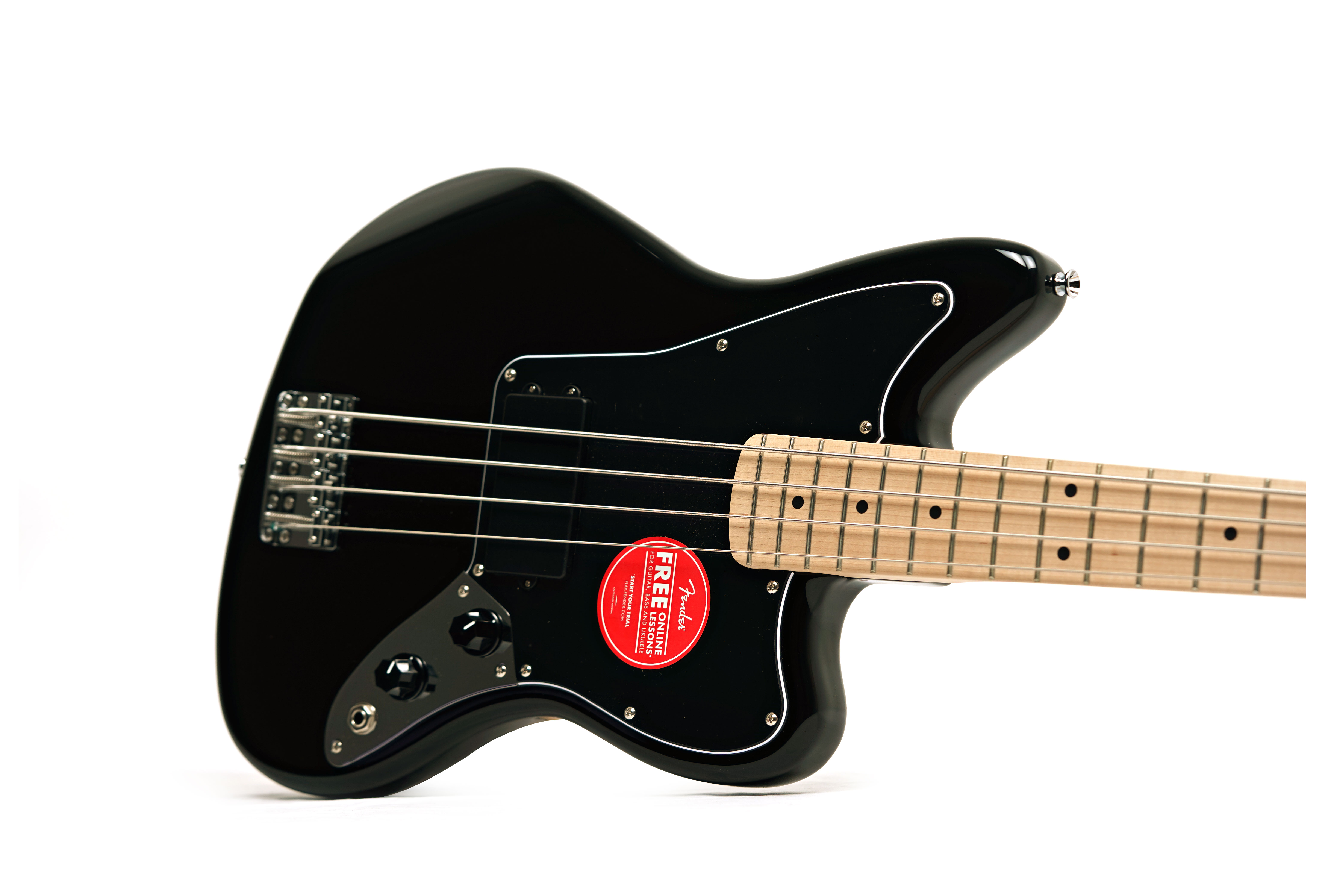Squier Affinity Jaguar Bass H Black Maple Neck (Ex-Demo) #CYKA25004736