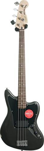Squier Affinity Jaguar Bass H Charcoal Frost Metallic Indian Laurel Fingerboard (Ex-Demo) #CYKG23003829
