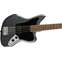 Squier Affinity Jaguar Bass H Charcoal Frost Metallic Front View