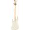 Squier Affinity Jazz Bass V Olympic White Maple Fingerboard Back View